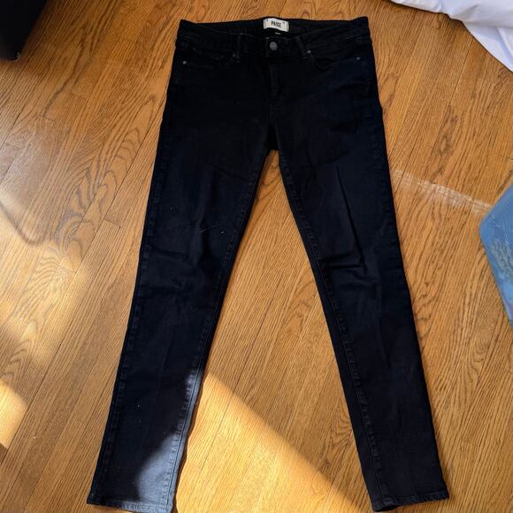 Paige black jeans skinny size 32